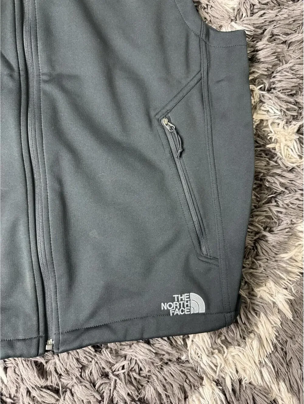 The North Face Windwall Vest Mens Large Black Full Zip